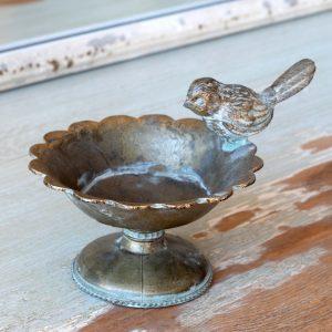 Brass Bird Bath Dish