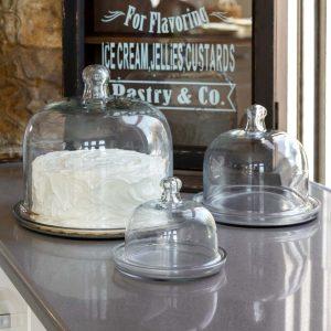 Cake and Pastry Domes, Set of 3
