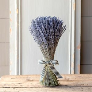 Dried Lavender Bundle with Ribbon, Large