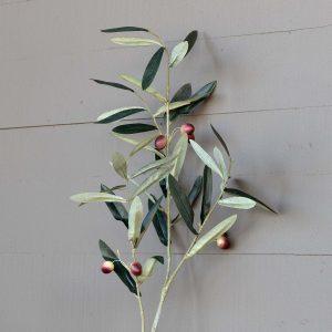Tuscan Olive Branch Stem, Set of 2