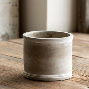 Cement Spool Planter, Medium