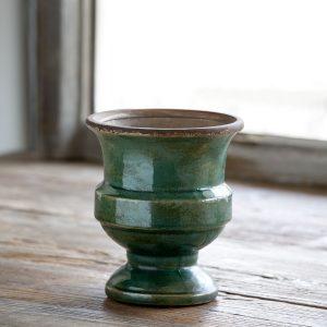 Emerald Glazed Classic Urn, Small