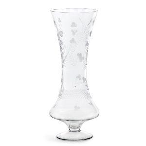 Zelda Etched Glass Vase, Large
