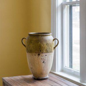 Metal French-Style Garden Pot, Small