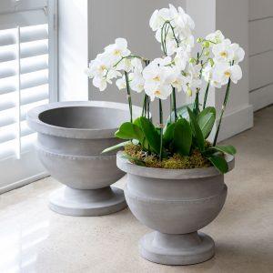 Metal Prairie House Planters, Set of 2