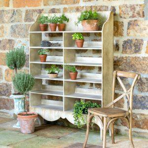 Painted Preserve Display Shelf
