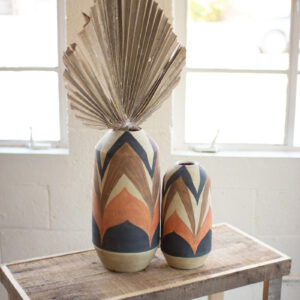 Tan and Browns Ceramic - Set of 2