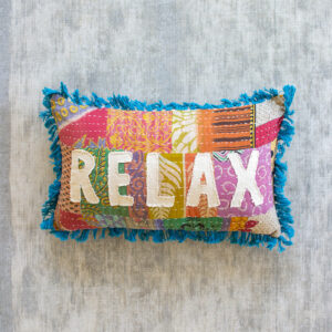 Relax Kantha Pillow